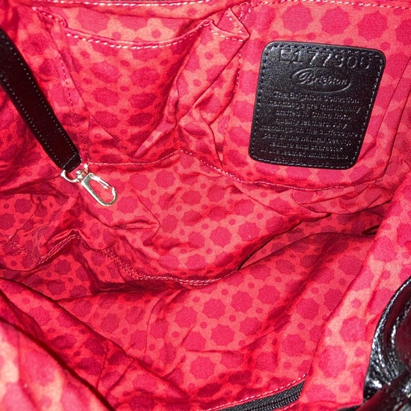 Brighton zebra pattern with red flowers shoulder bag E177306 - Picture 4 of 8